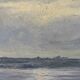 HSP painting, early 20th century, "Camargue Landscape" signed Jordyan + frame