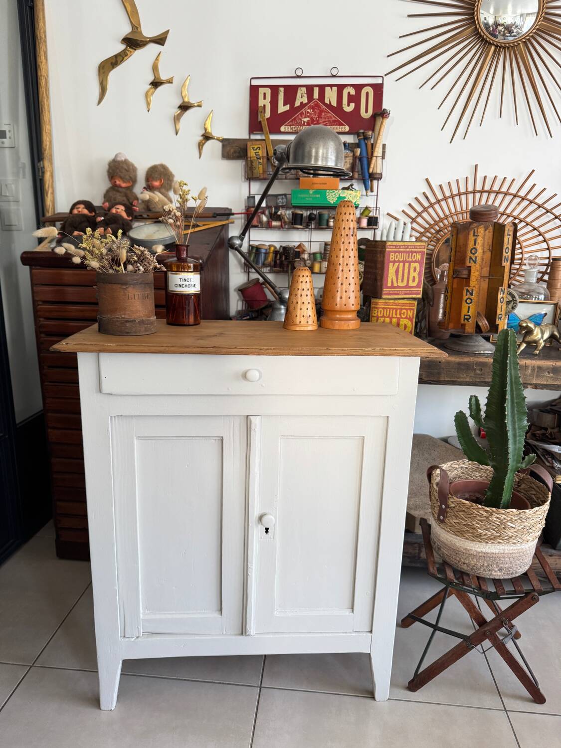 Antique vintage Parisian sideboard