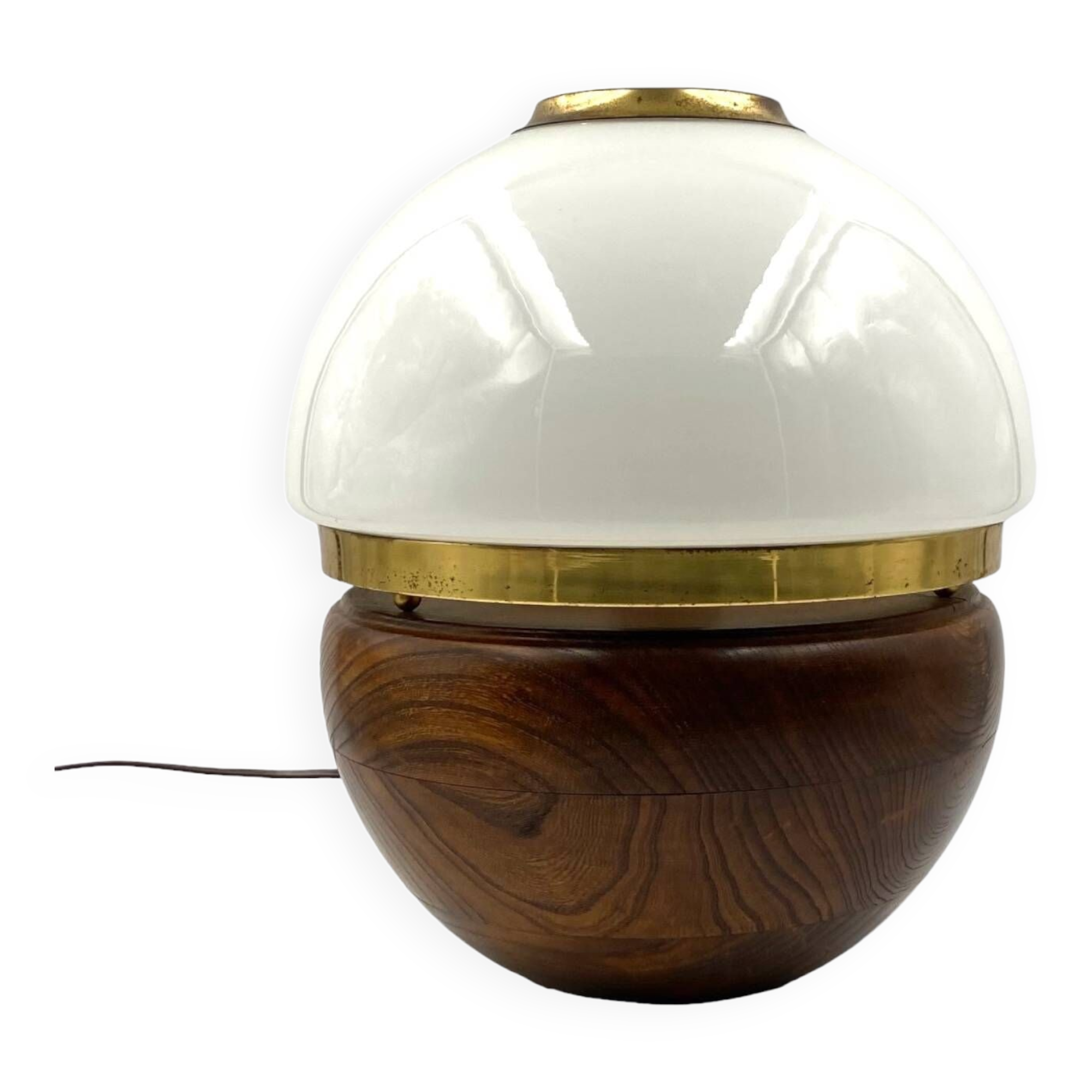 Luigi Caccia Dominioni, rare table lamp, Azucena Italy, 1970s