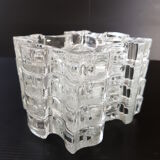 Suite 4 ashtrays candle holders glass of the 1970s puzzle