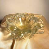 Murano blown glass bowl empty pocket