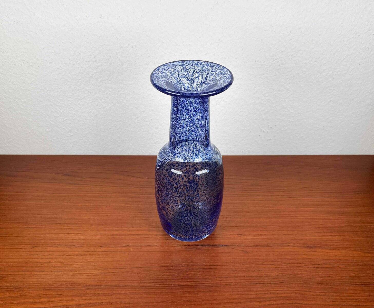 Vintage Swedish glass vase by Sven Vallien for Kosta Boda.