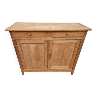 Buffet parisien ancien à 2 portes et 2 tiroirs