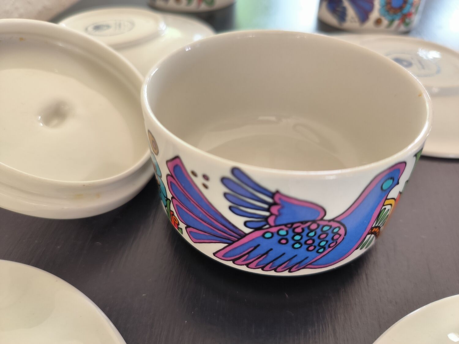 Set of coffee cups and the sugar bowl Acapulco of Villeroy and Boch