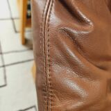 Pair of leather armchairs 1980