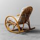 Paire de fauteuils à bascule en bambou van sliedregt noordwolde 1970 vintage