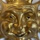 Large sculpted and gilded sun wall art - Artisanal craftsmanship / La Venexiana Venice