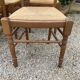 Series of 6 rustic chairs