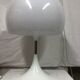 70s white mushroom lamp