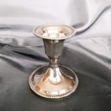 Candle holder chrome chrome beaded decoration
