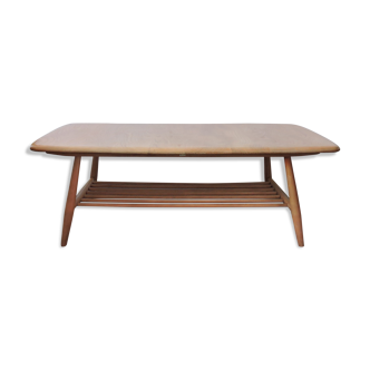 Mid century Ercol coffee table with magazine rack, 1960s