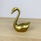 Vintage golden brass duck