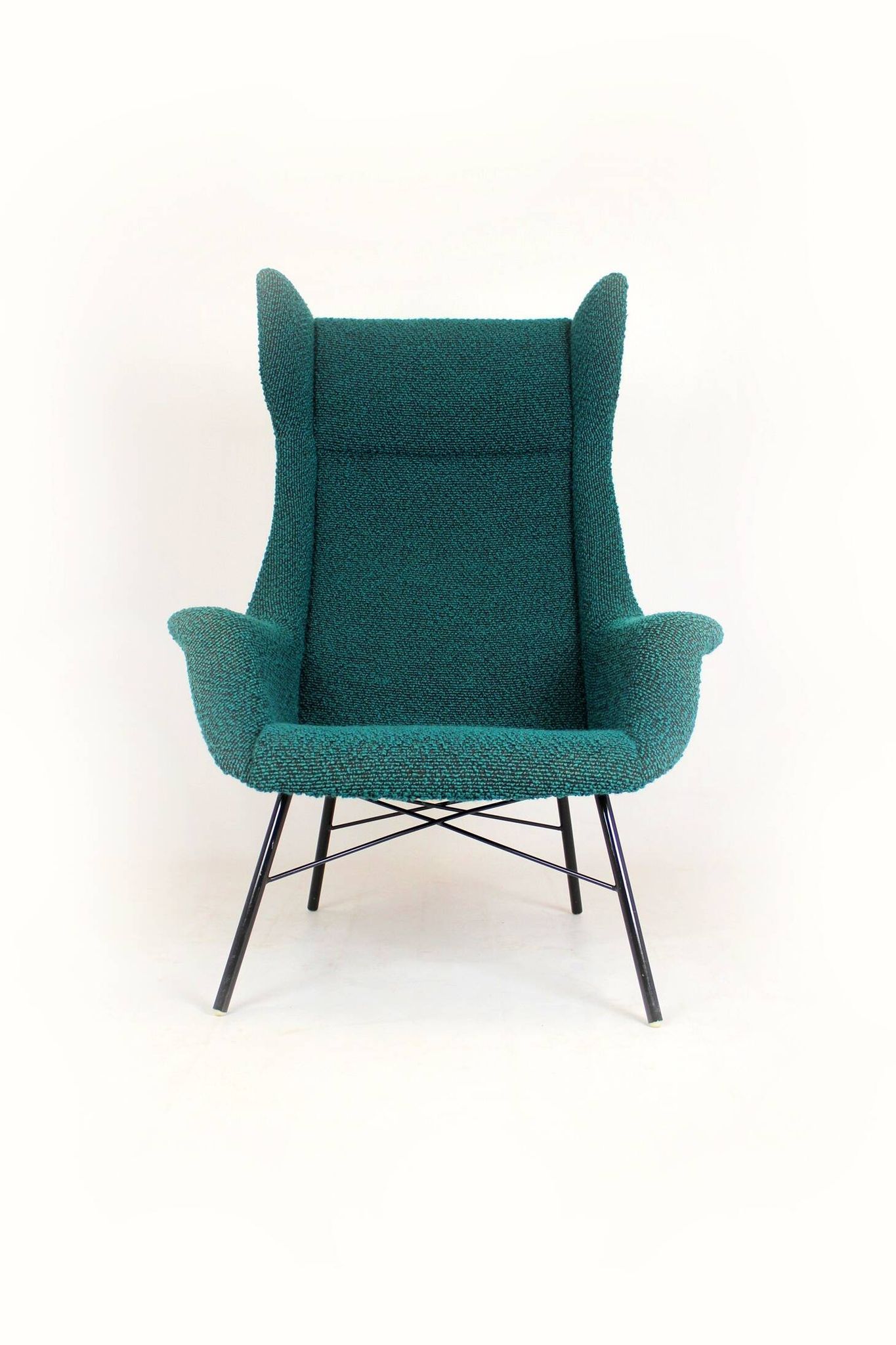 Fauteuil à oreilles par Miroslav Navrátil, Tchécoslovaquie, années 1960.