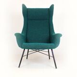 Wingback Lounge Chair by Miroslav Navrátil, Czechoslovakia, 1960s