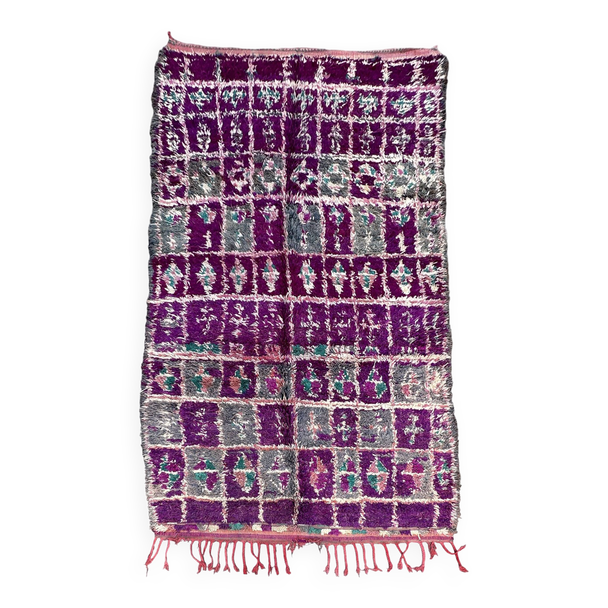 Moroccan Talsint purple rug - 193 x 324 cm