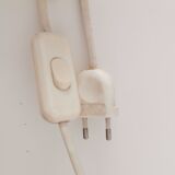 Mid century wooden bedside table lamp 1960