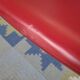 Bodafors-Verken swivel chair in red faux leather, Sweden, 1970s