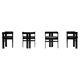 Pigreco chairs by Tobia Scarpa for Tacchini, Italy, 1960s
