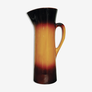 Large degraded ceramic pitcher