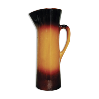 Large degraded ceramic pitcher