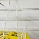 Vintage 70s Plexiglas magazine rack