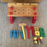 Workbench wooden toy child