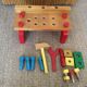 Workbench wooden toy child