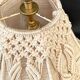 Cotton rope portable lamp, 3 M fabric cable