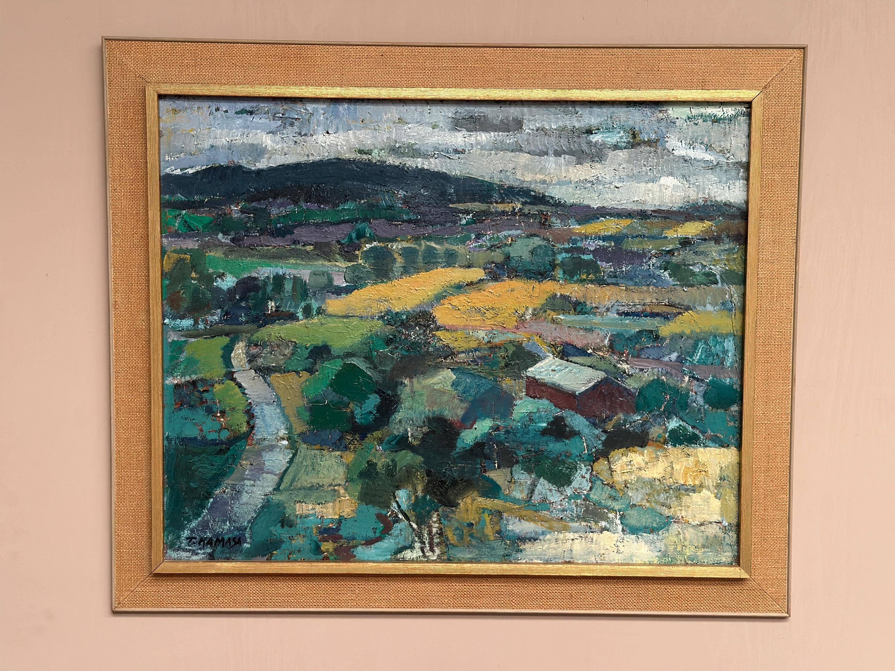 European Oil on Canvas – Landscape by Tadeusz Kamasa