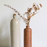 Vintage brown stoneware bottle