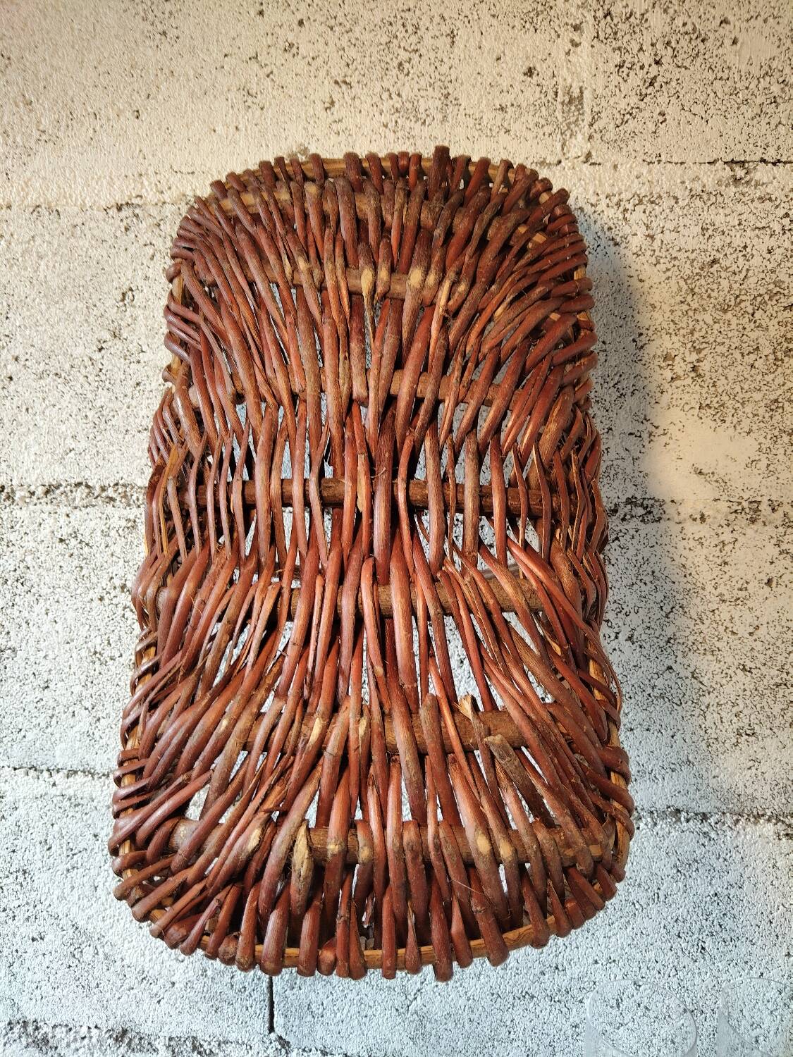 Old wicker basket – Handmade – Country house spirit