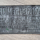 Plaque industrielle