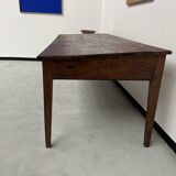 Large writing table from the 1940s in solid oak