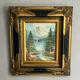 Landscape painting tableau