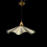 Italian Satinated Glass Light Pendant, 1970s