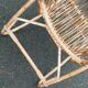 Paire de fauteuils rotin vintage
