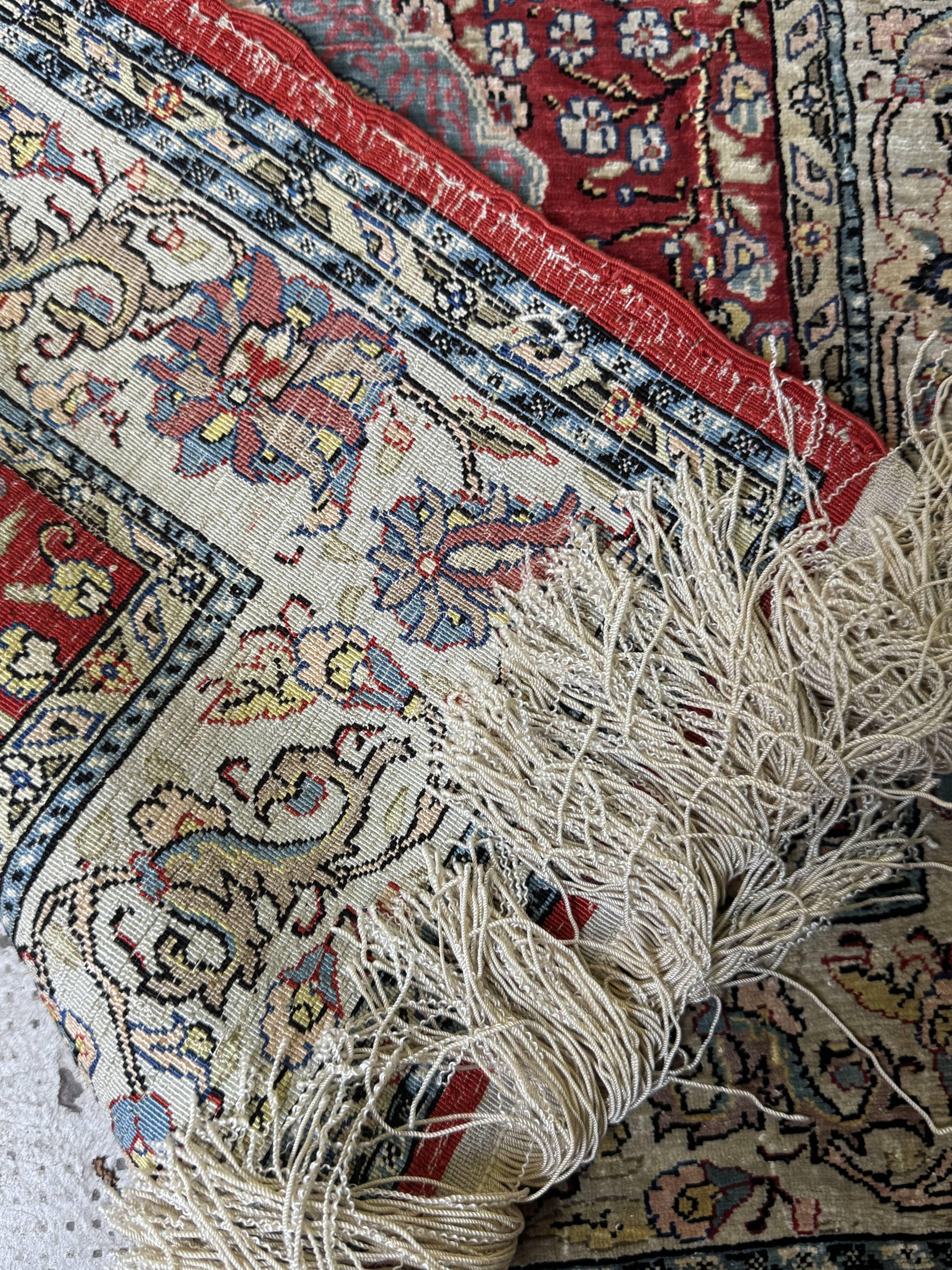Tapis Hereke en soie