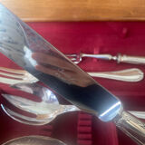 Set of Christofle silver-plated cutlery.