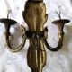 Pairs of Louis XVI-style bronze wall light