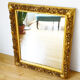 Miroir de cheminée XIXème siècle bois et stuc