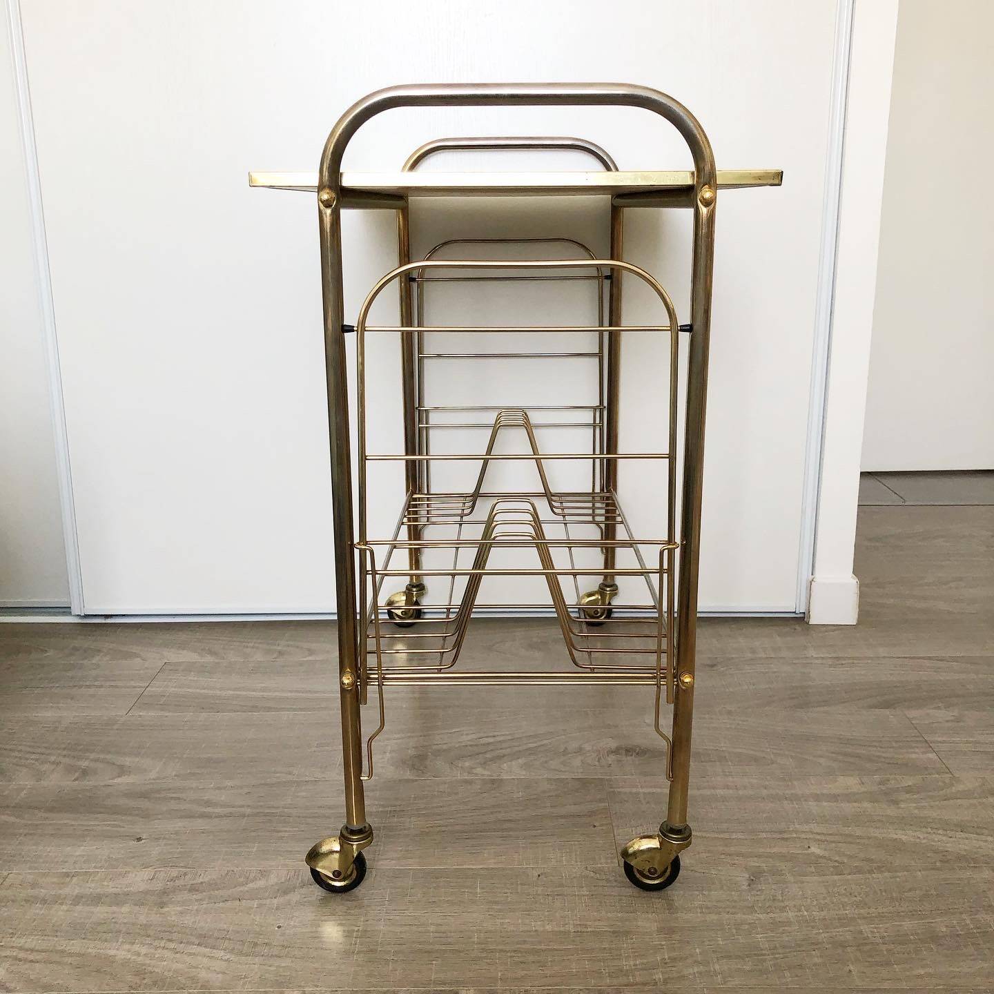 Vintage vinyl trolley