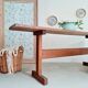 Old solid wood bench