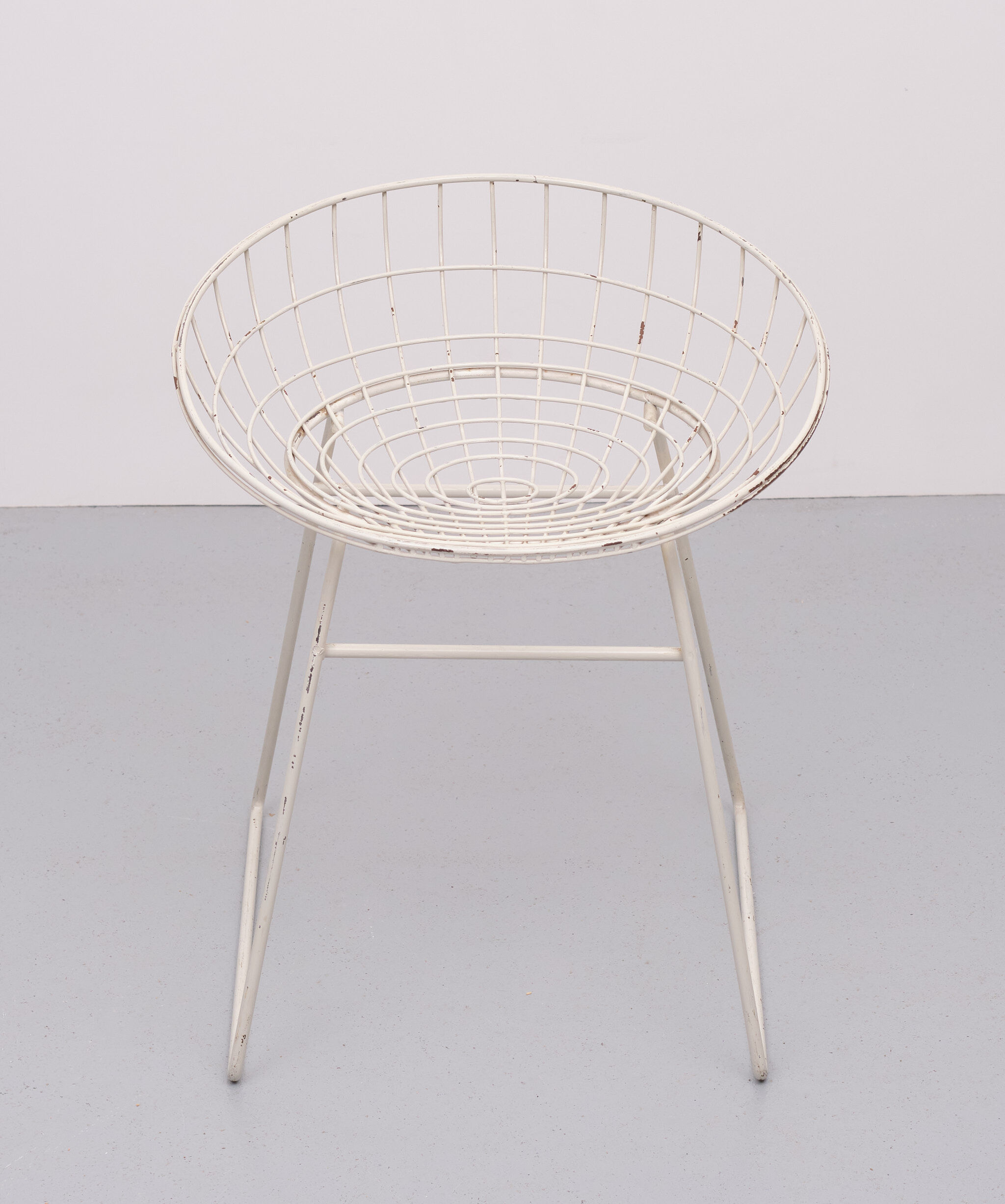 Pastoe Wire Stool Model Km05, Cees Braakman 1950s