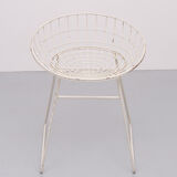 Pastoe Wire Stool Model Km05, Cees Braakman 1950s