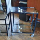 Pair of serving on wheels and end of sofa