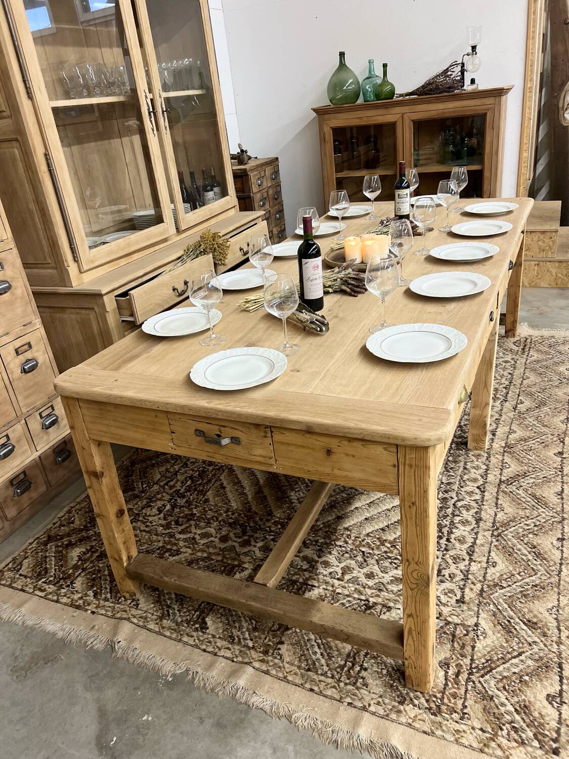 Very large farmhouse table