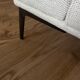 Canapé gris en tissu (214 cm)