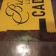 Old painted advertising sheet glossy lustral cadoricin