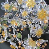 Pearl vase and bouquet, unique piece