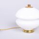 Mid-Century Table Lamp in Brass and Glass, Czech, 1960s